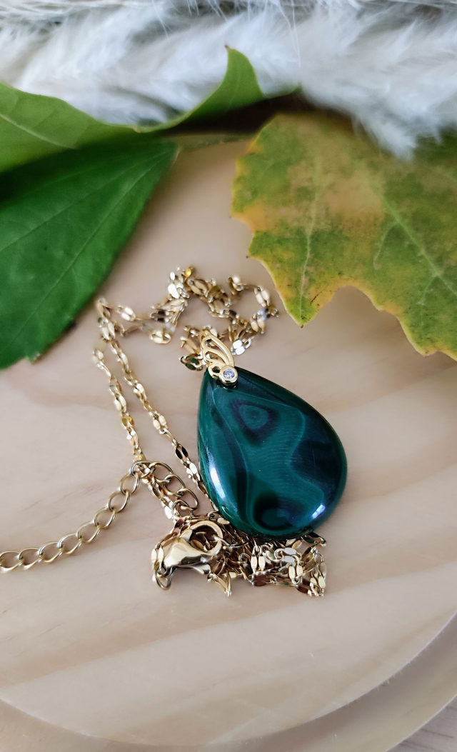 Pendentif Malachite