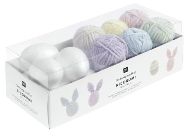 Häkelset Ricorumi Nilli Nilli Ostereier 15-teilig