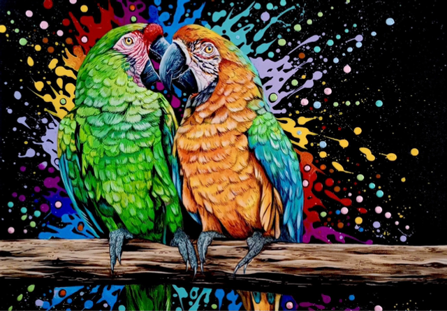 ‘Lovebirds’ Limited Edition Print