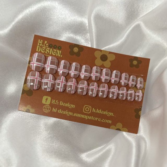 Kids Tartan Style ‘No Measure Nails’