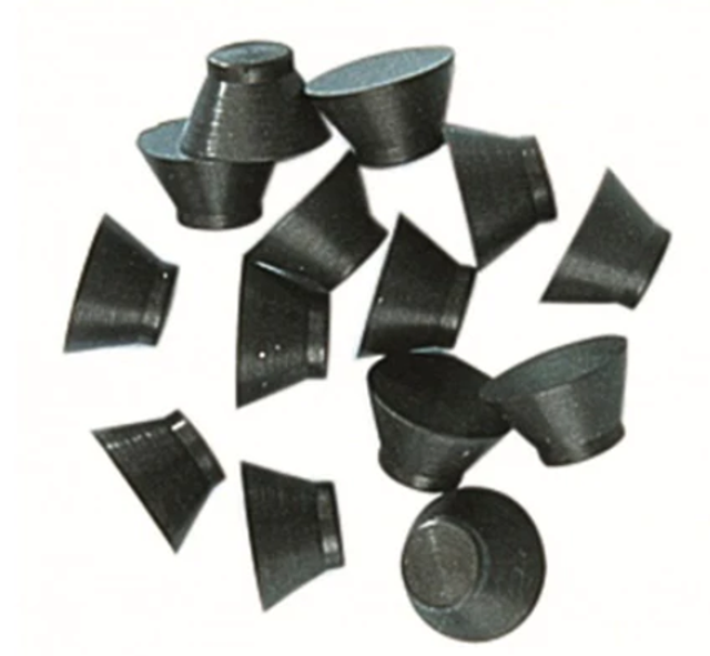 Roma Rubber Stud Hole Stopper 20pk Black