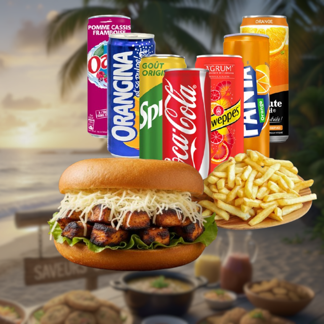 Menu Bokit B6 : Poulet Grillé, Fromage