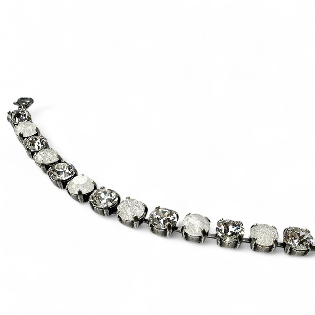 Armband DEVA KLASSIK BIG Crystal ICE, Weiß