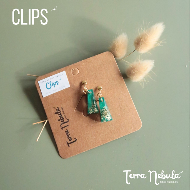 Boucles d'oreilles fleuries Sublime Valentine CLIPS | BO43