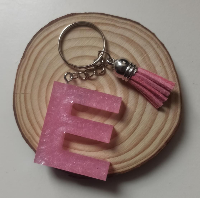 Porte clés lettre - E