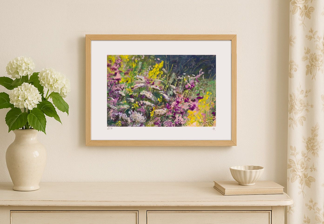 Tirage d'art - Prairie fleurie