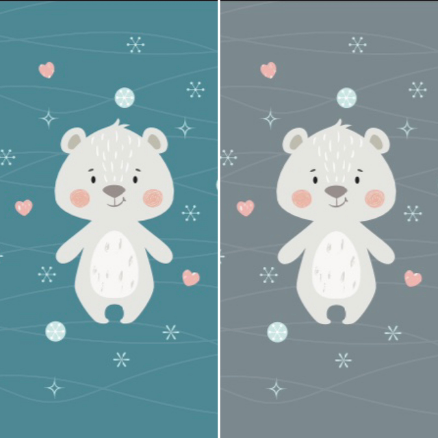 French Terry Panel 40x50 Bär 