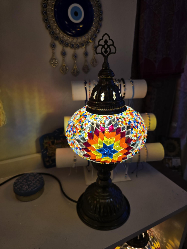 Large Mosaic Table Lamp