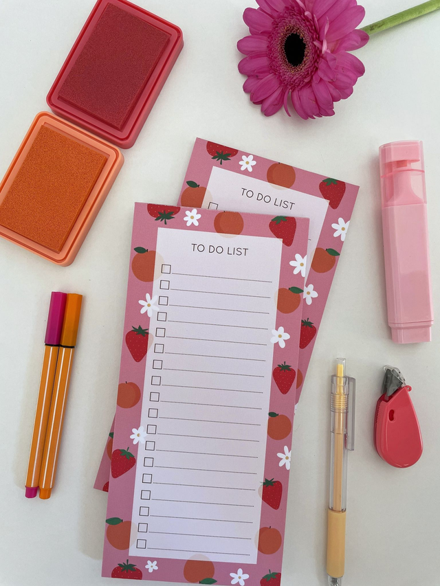 Dose de couleur - Fruits To do list 