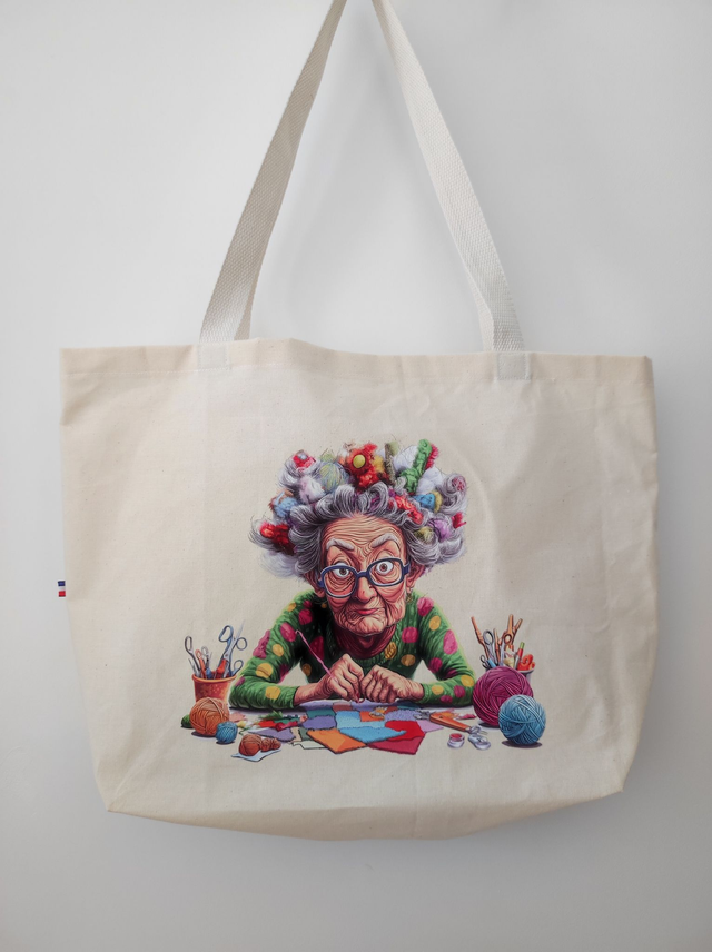 Tote bag mamie 
