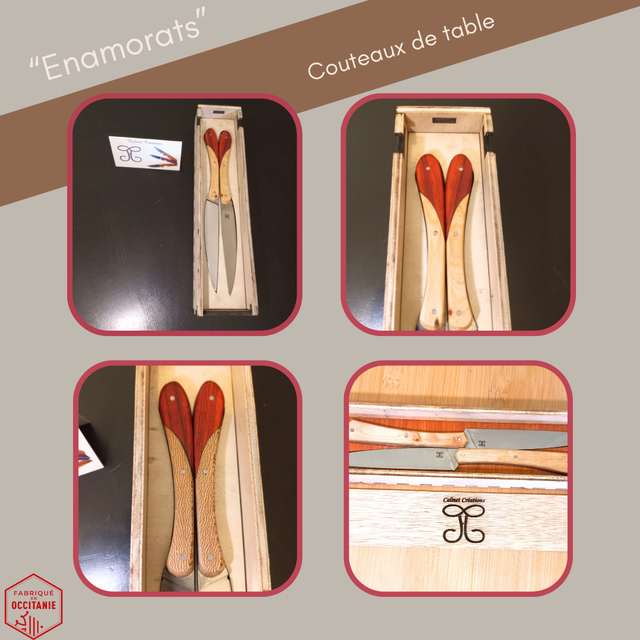 Couteaux de table duo "Enamorats"