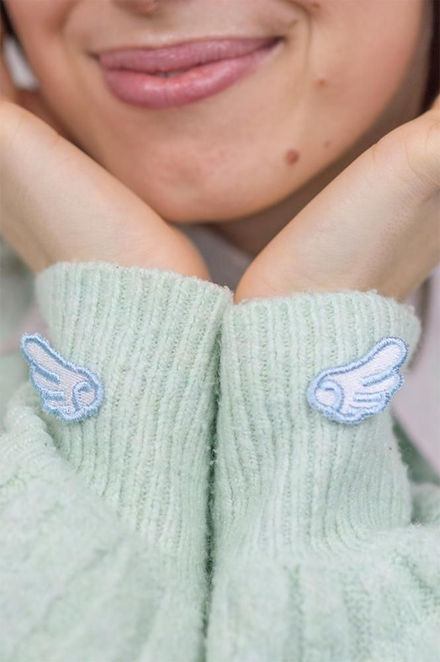 Pin's ailés ange (paire)