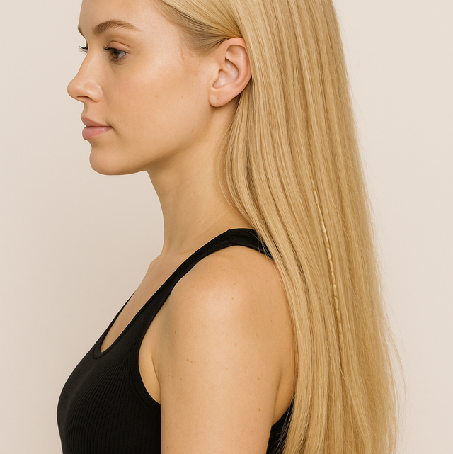 Echthaarverlängerung – 100 Strähnen (45 cm)