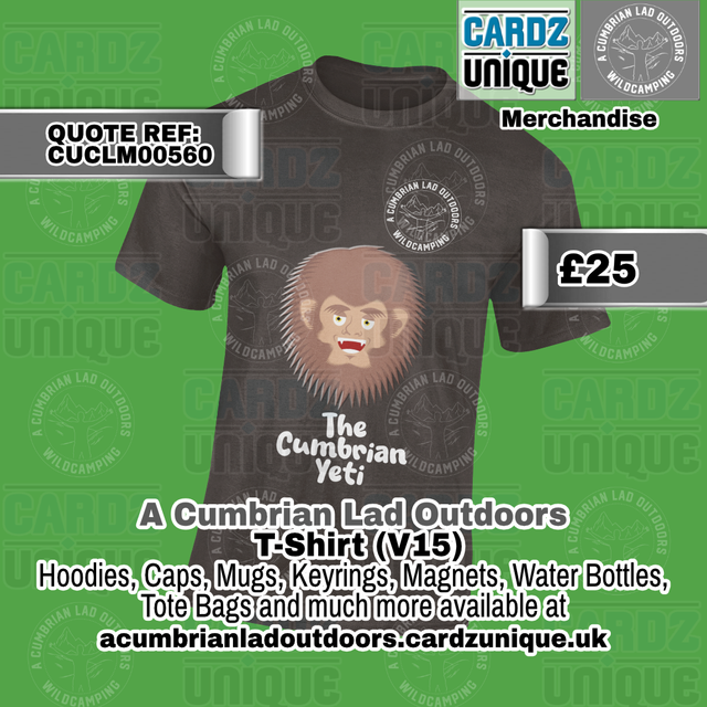A Cumbrian Lad Outdoors (Logo T-Shirt V15)
