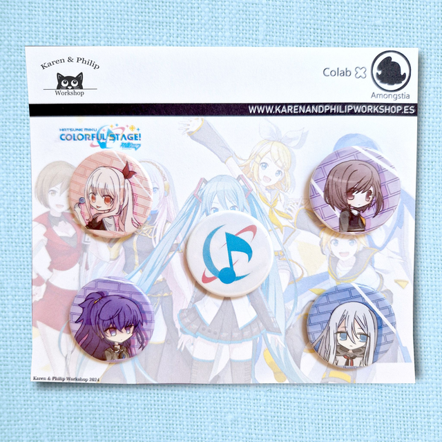 Pack de chapas Colorfull Stage 