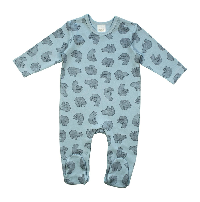 Pyjama/Schlafoverall furry bear, Große 56cm