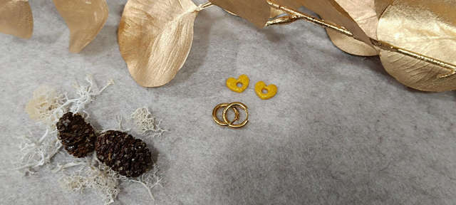 Mini Maëva - jaune paillettes