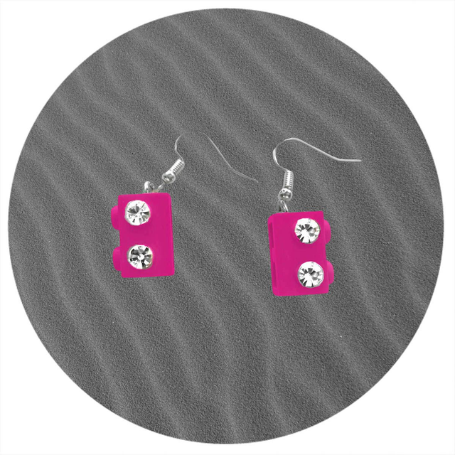 1x2 brick with two "diamonds" earrings