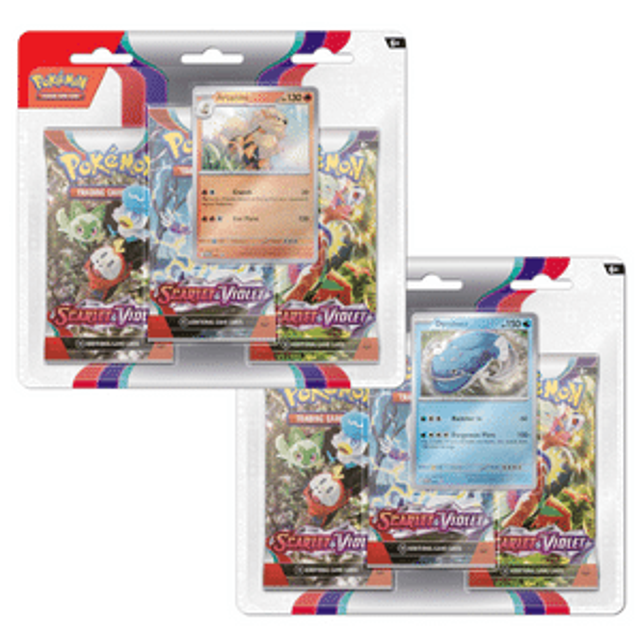 Scarlet and Violet 3-Pack Blister
