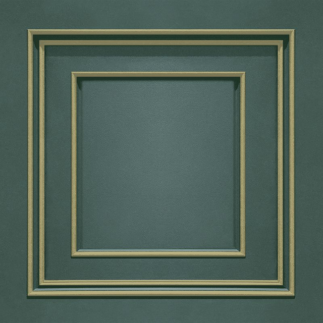 Amara Panel Green/ Gold - Belgravia - 7395