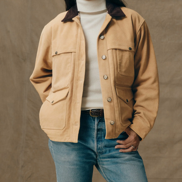 Filson Women’s Suede Leather Cruiser Tan