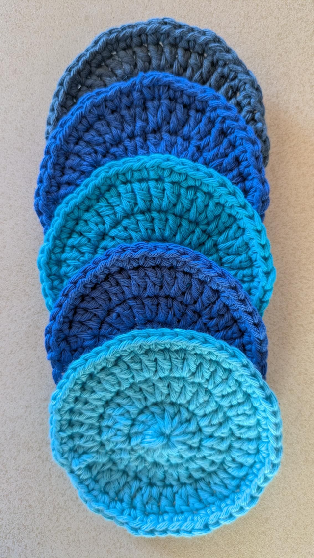 Coton réutilisable 6 pièces