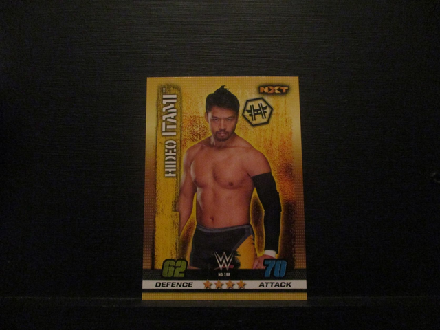 Hideo Itami - NXT Slam Attax 10th Edition Original Trading Card #198