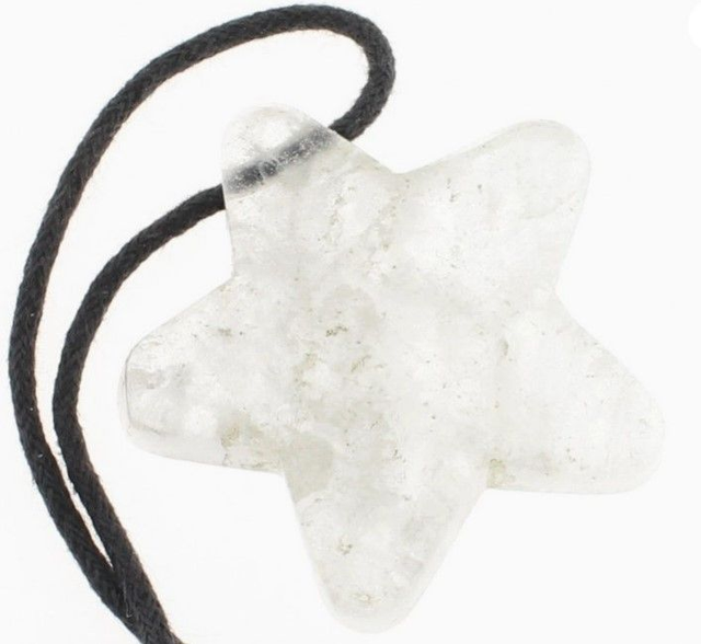 Kirkas kvartsi tähtitiipus 4 cm