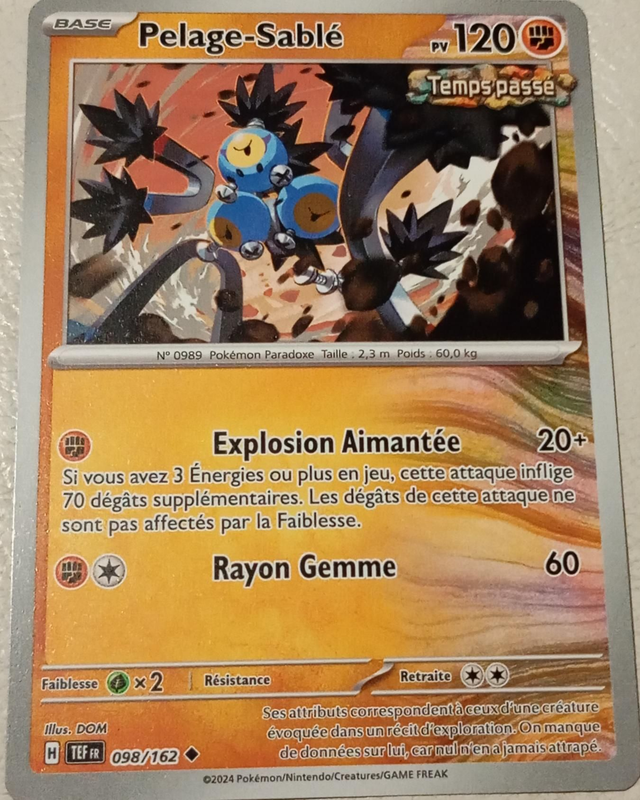 Carte pokémon Pelage-Sablé