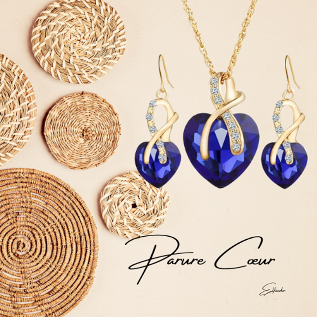 Parure cœur de rêve