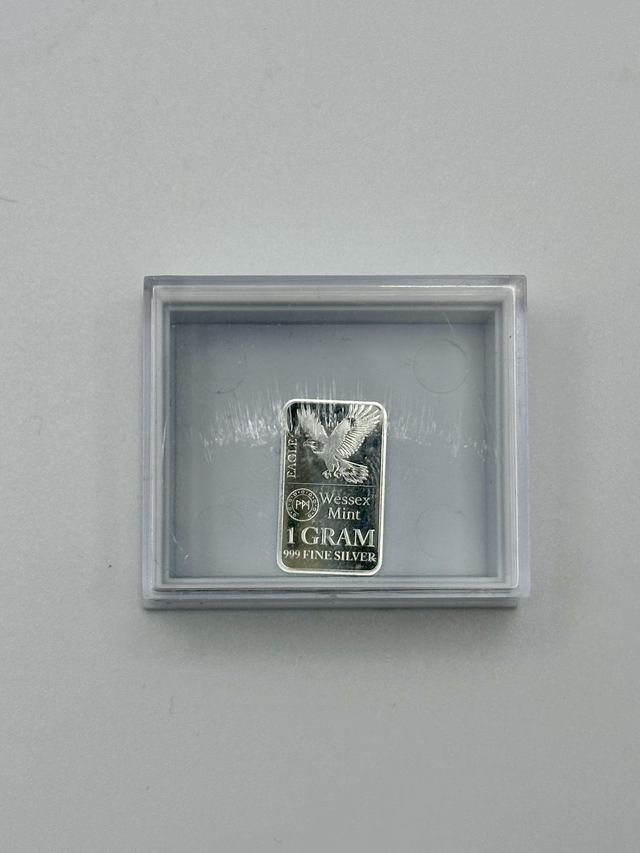 Wessex Mint Eagle 1g Fine Silver Bar