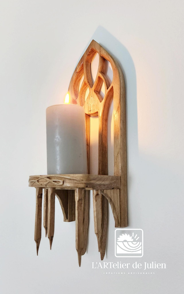  Bougeoir mural seigneur des anneaux - modèle elfique - &quot; Rivendell &quot; 