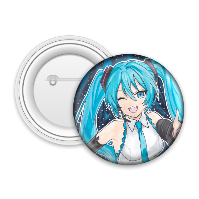 Badge Hatsune Miku 