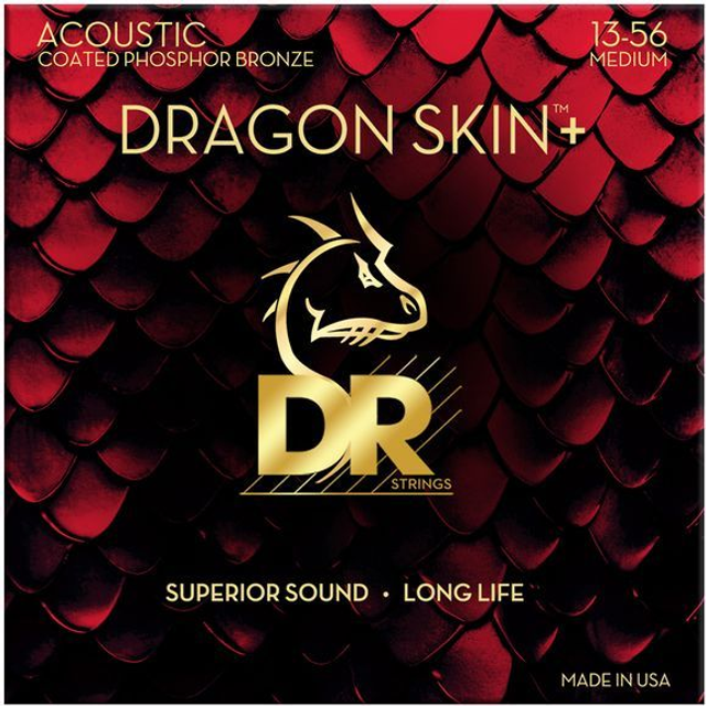 Dr Strings DAP-13 Dragon skin+ western-guitar-strenge, 013-056