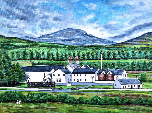 X4 Prints - Dalwhinnie Distillery, Scotland 8"x10" (£7.50 per unit)