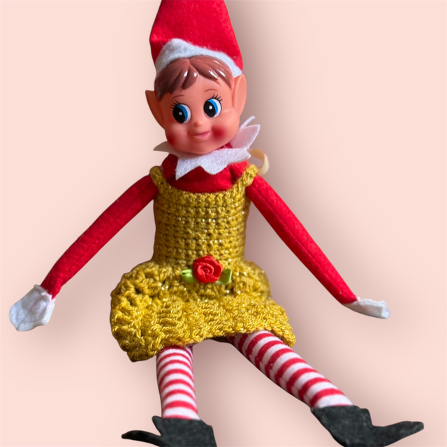 Robe Rosélia dorée 