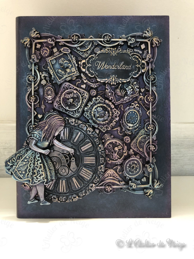 Coffret Faux Livre Alice in Wonderland #2