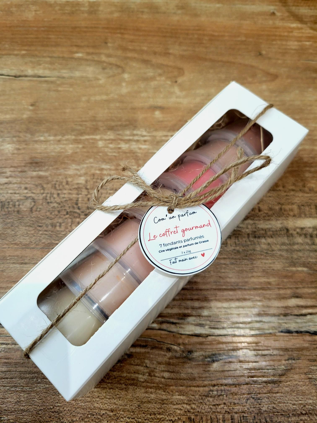 Coffret gourmand de 7 fondants parfumés 