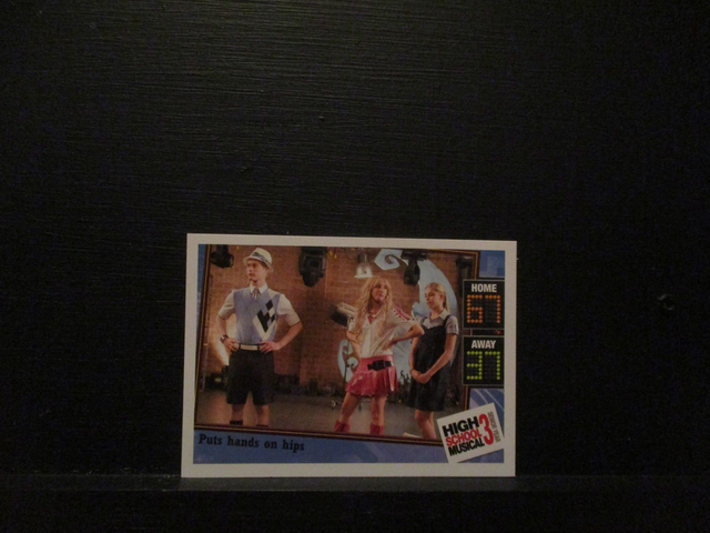 Puts Hands On Hips - Action Card High School Musical 3 Senior Year Original Trading Card