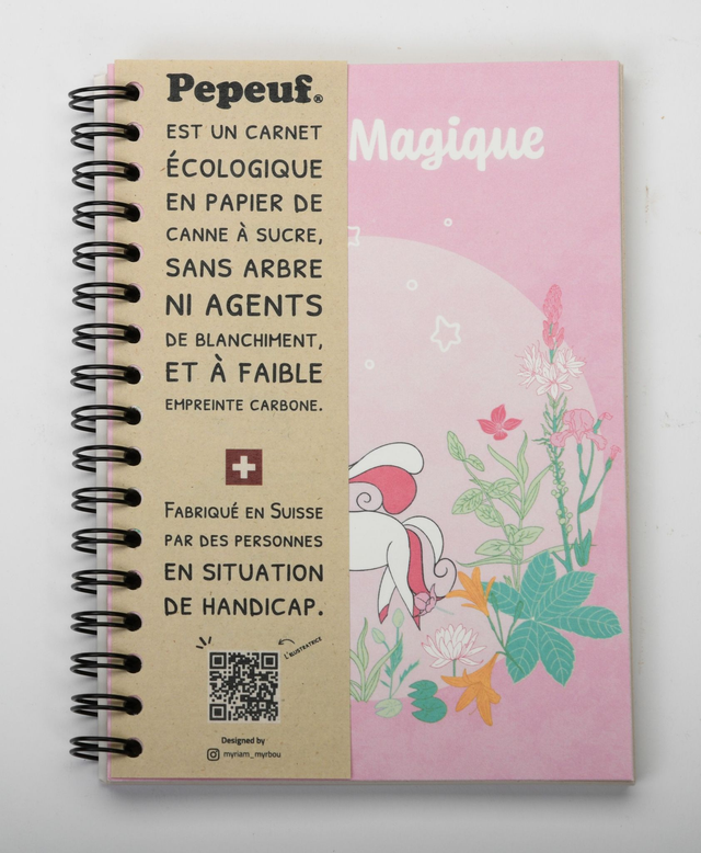 Carnet A6 illustré de la marque Pepeuf