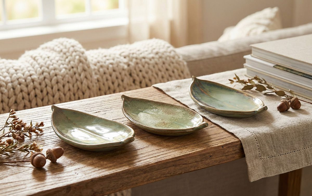 Leaf Dish Jewellery Trinket