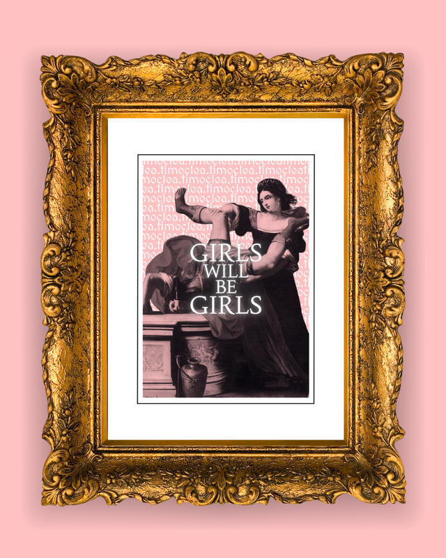 Card &quot;Girls will be Girls&quot;