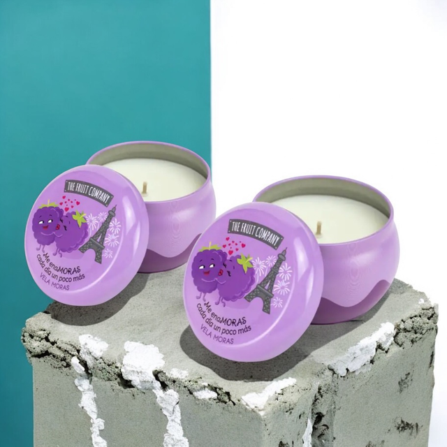 Bougie mûres the fruit compagny X2