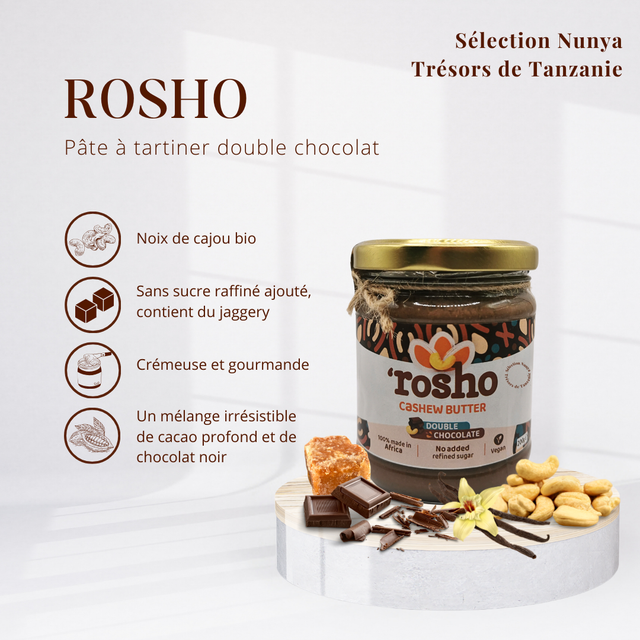 ROSHO - Pâte à tartiner double chocolat