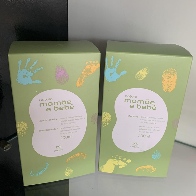 Mamãe e Bebê Shampoo e Condicionador