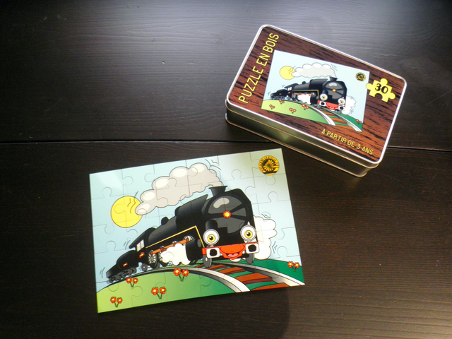Puzzle bois 30 Pièces Loco cartoon