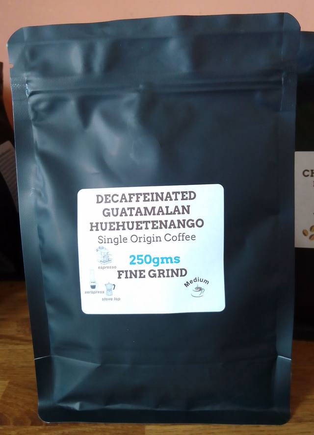 Guatemalan Huehuetenago Swiss Water Decaf