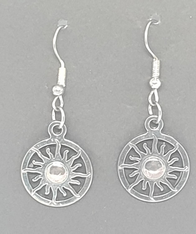 Sun Wheel Earrings 
