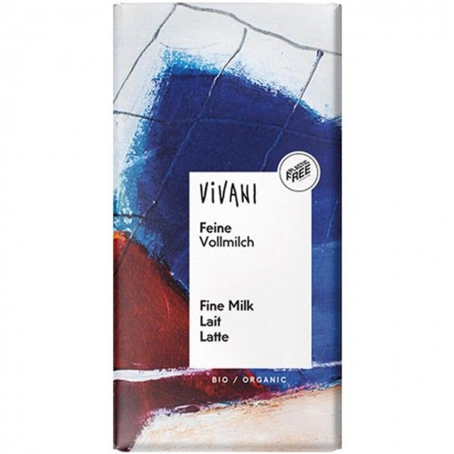 CIOCCOLATO AL LATTE 80G VIVANI