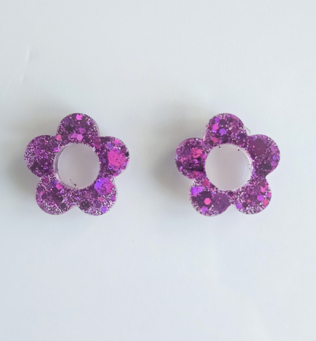 PAMPILLES EDEN VIOLET A PAILLETTES CONFETTIS 